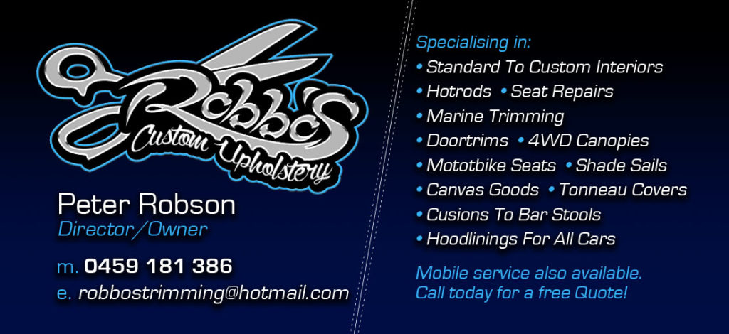 About Robbo's Custom Upholstery, Nambour, Sunshine Coast