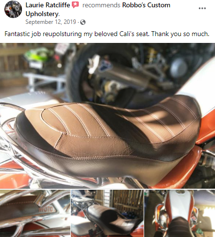 Robbos Custom Upholstery repair facebook review